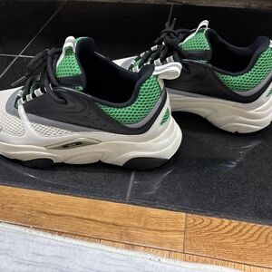 Dior Green and Black Athletic Shoes